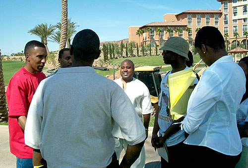 TAG TEAM leaders discussing the future, Las Vegas Team Leader Retreat