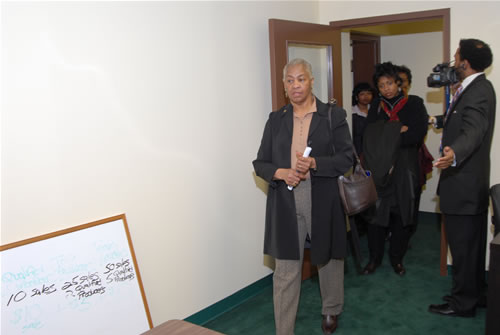 Guests entering TAG TEAM Courseroom, TAG TEAM Marketing Atlanta Facility Grand Opening