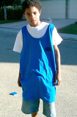Andre modeling TAG TEAM tank-top, TAG TEAM Gear Photo Shoot